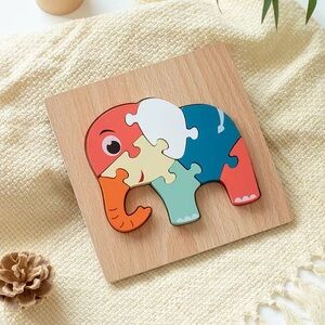 6 piece puzzle set. Colorful puzzle set for kids.